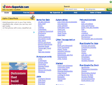 Tablet Screenshot of idahosuperads.com